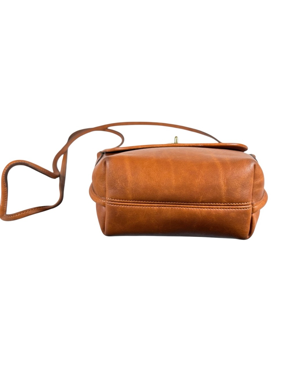 COACH Vintage Quincy Turn-Lock Minimalist Leather Crossbody Bag 9919 - Picture 5 of 8
